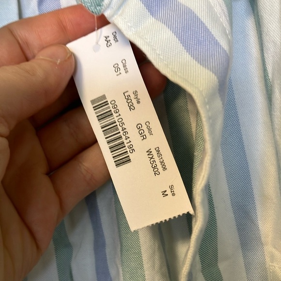 NWT J. Crew Men's Striped Short Sleeve Shirt - Picture 5 of 8